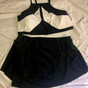 Time and True Plus Size Two piece swimsuit